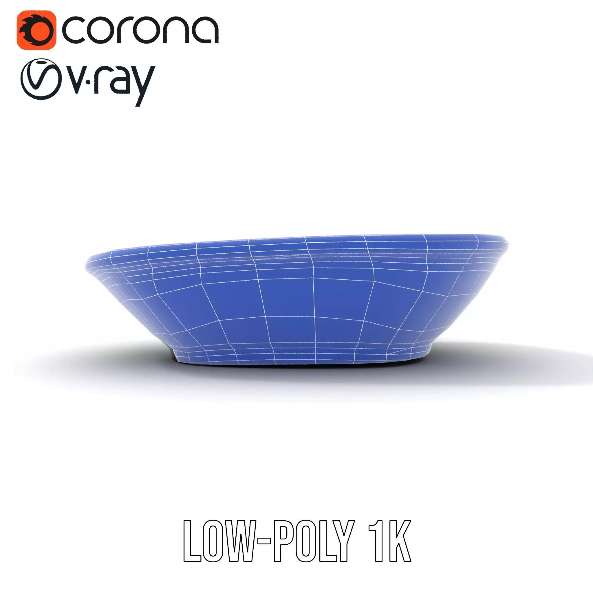 Turquoise Ceramic Dish model pack Low-poly 3D model_31