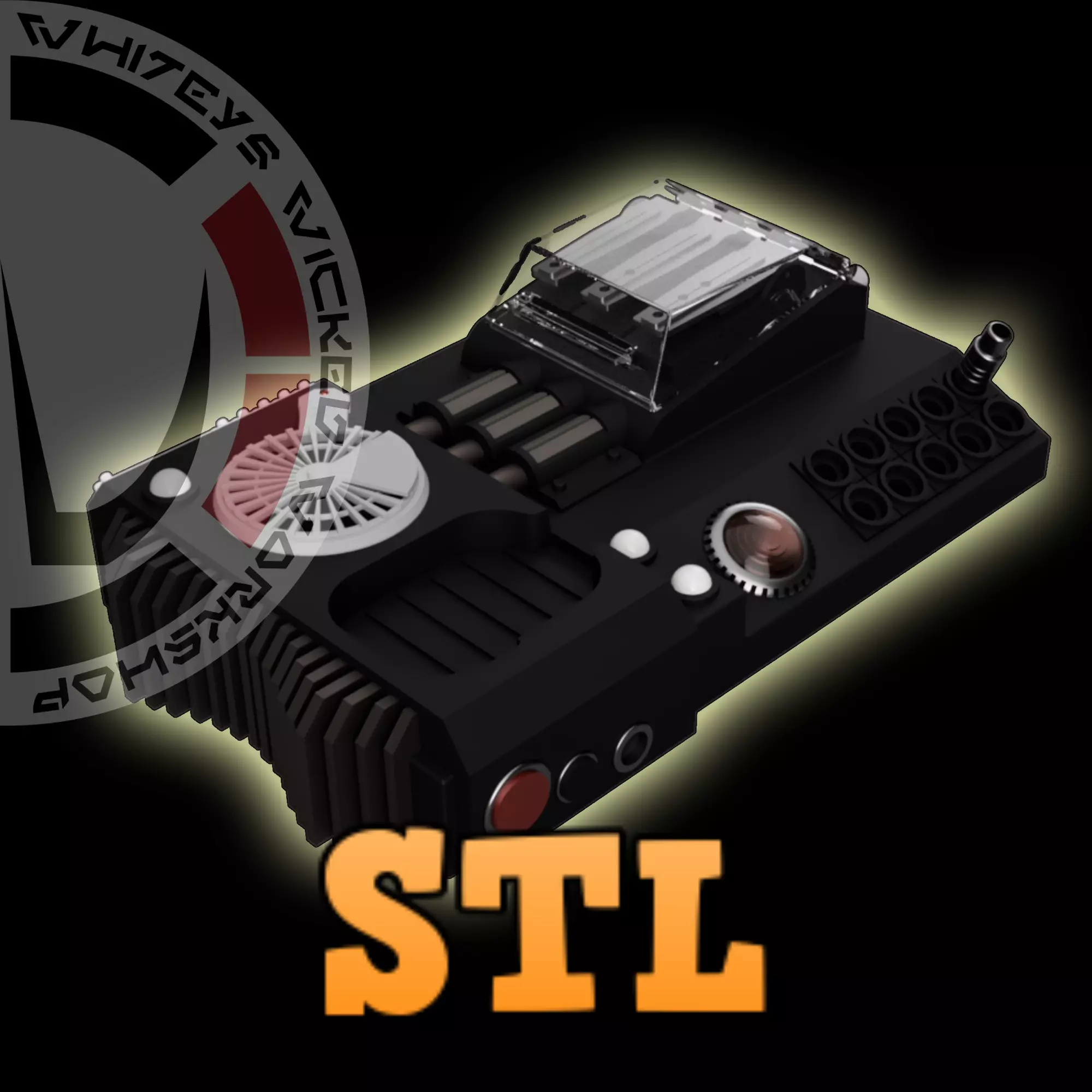 Kleyas Safehouse Fractal Radio Transmitter 3D print model_0