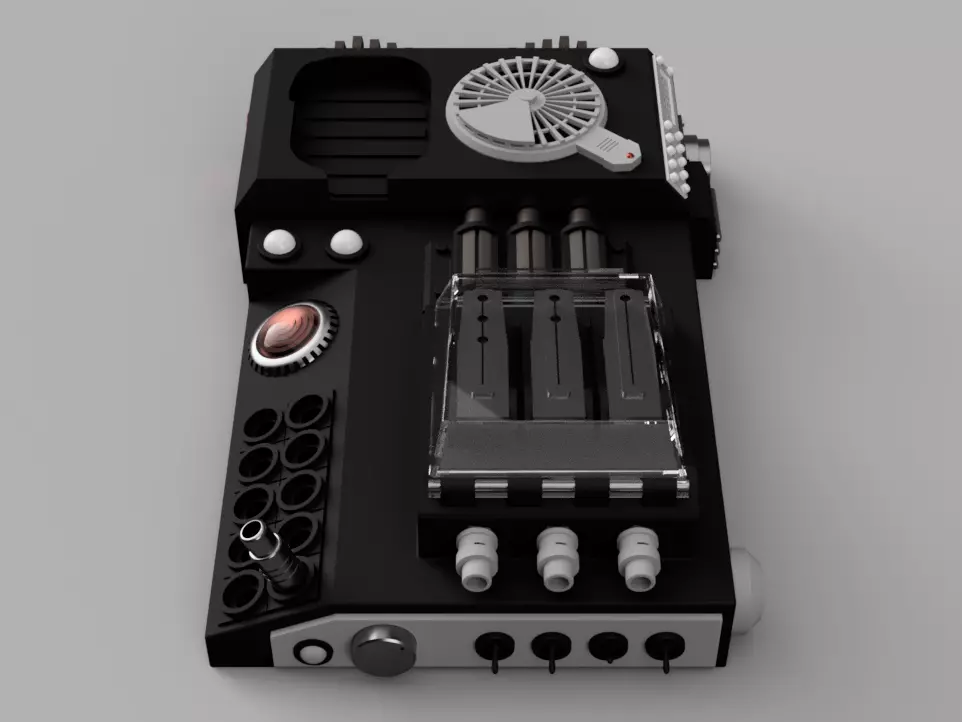 Kleyas Safehouse Fractal Radio Transmitter 3D print model_11