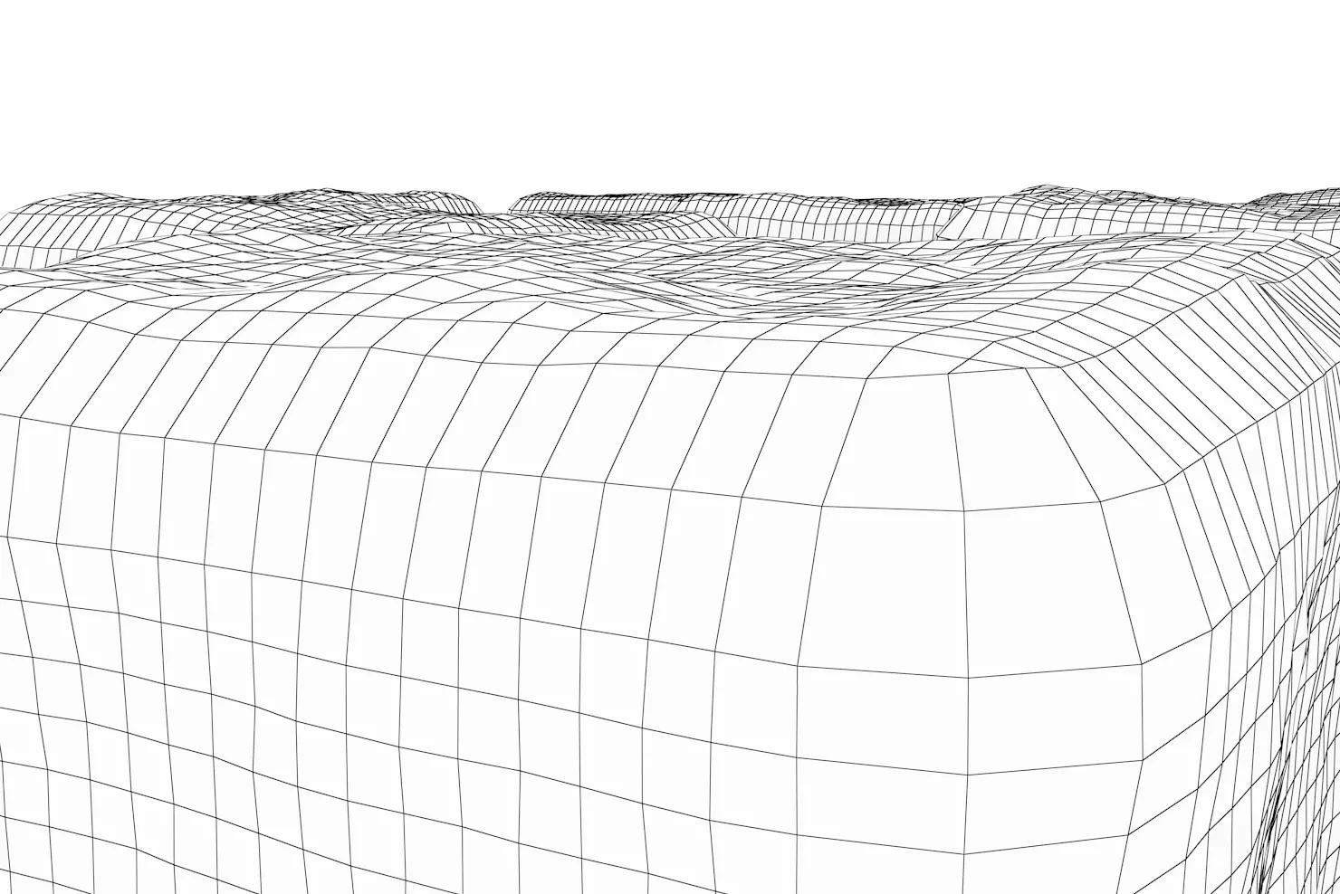 Smooth Ice Cubes Low-poly 3D model_16