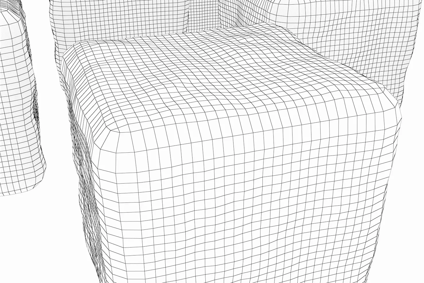 Smooth Ice Cubes Low-poly 3D model_14