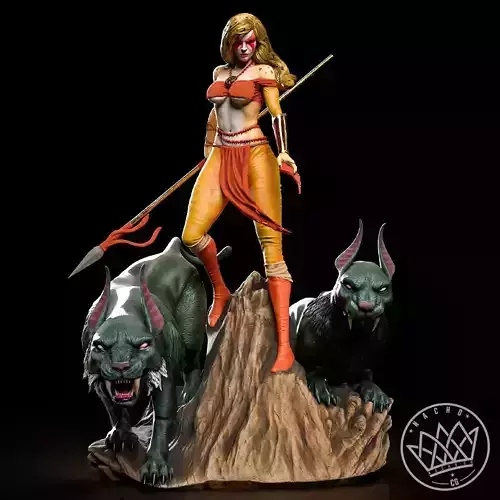 Fan Art - Cheetara from Thundercats - Statue