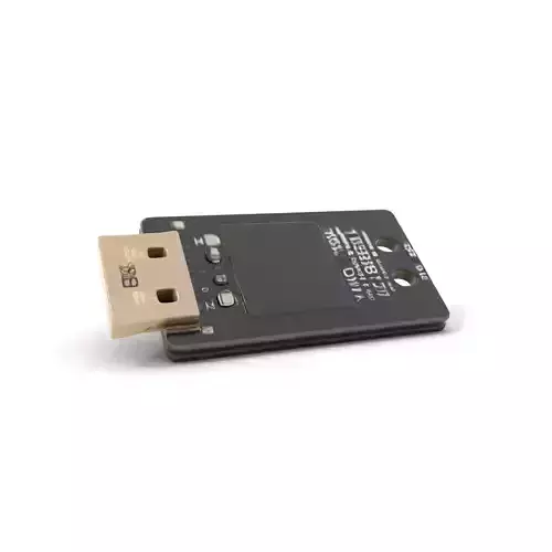 Compact USB Adapter model pack Low-poly 3D model