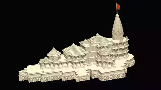 Ram Mandir 3d print STL