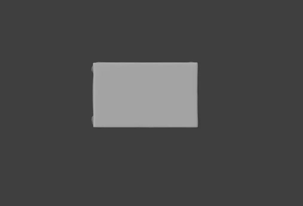 Wooden Log Table Low-poly 3D model_11