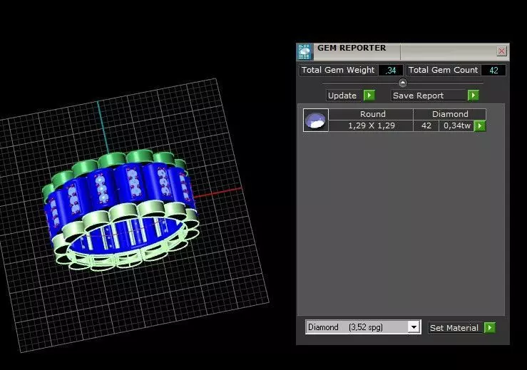 Ring Rolex Articulado 3D print model_3