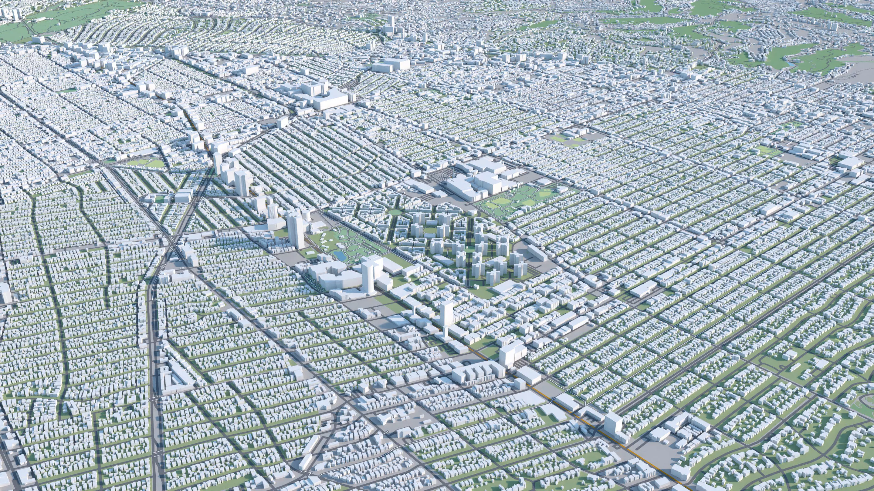 Los Angeles City in California USA 2025 3D model_23