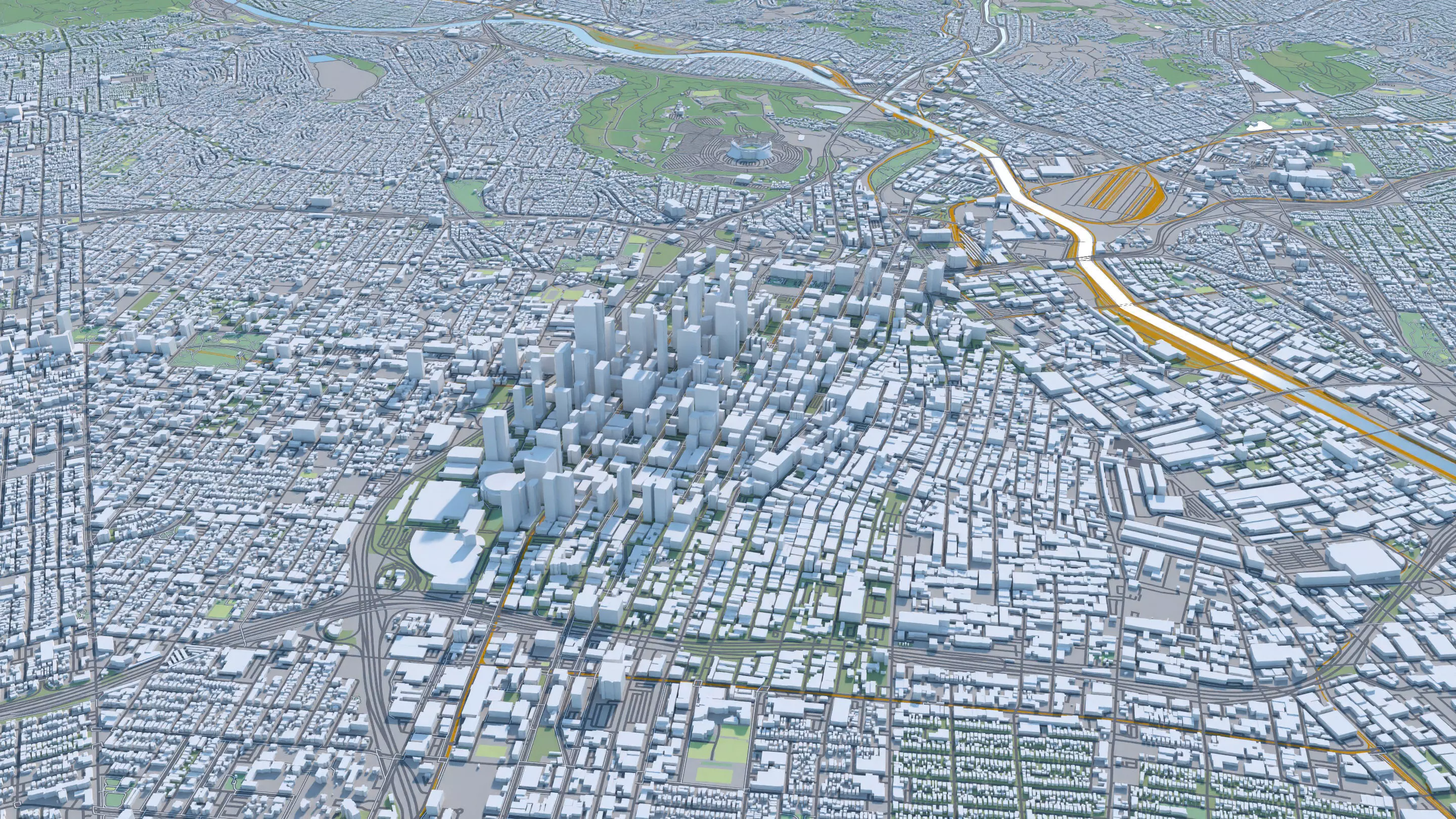 Los Angeles City in California USA 2025 3D model_20