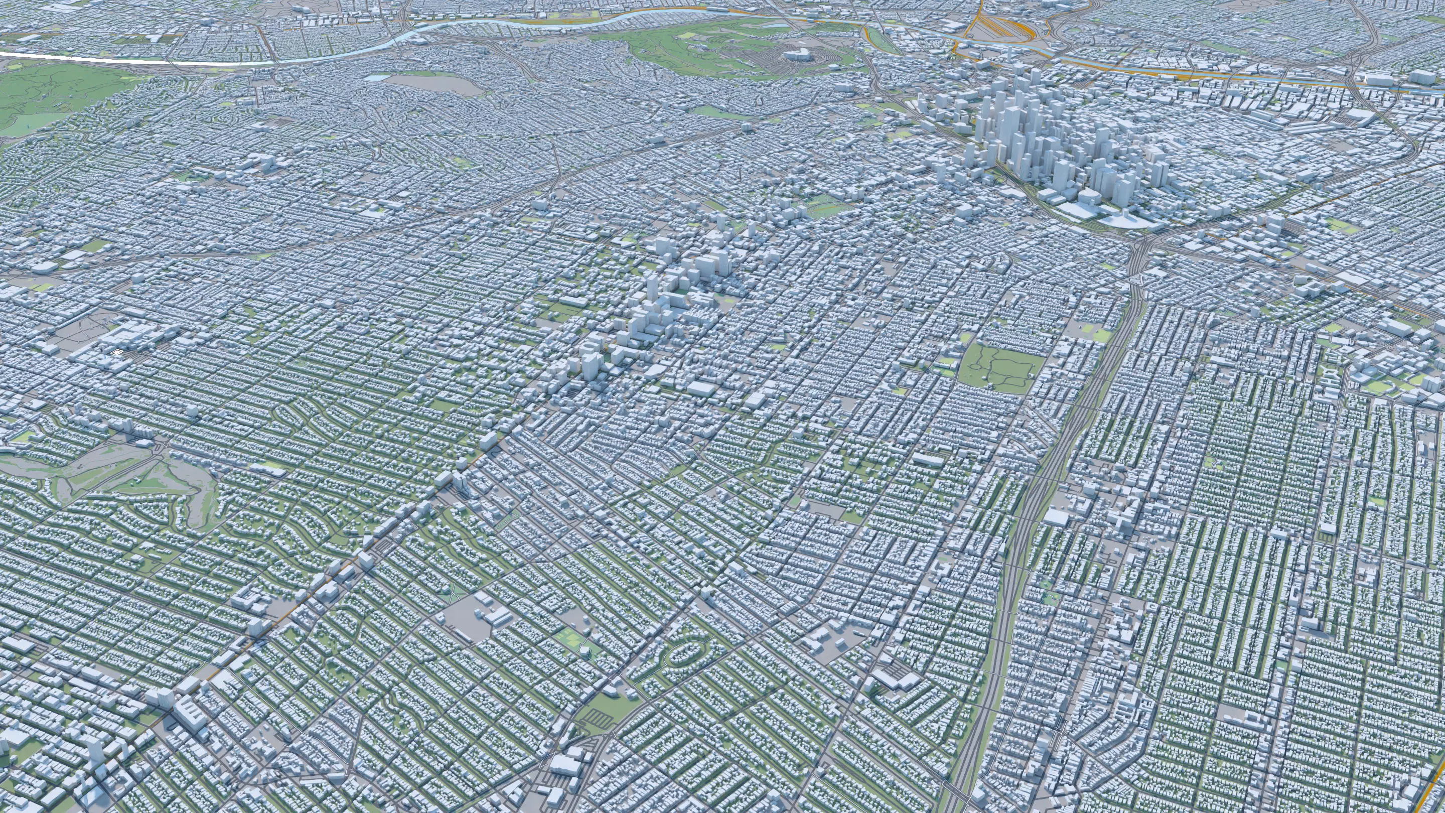 Los Angeles City in California USA 2025 3D model_21