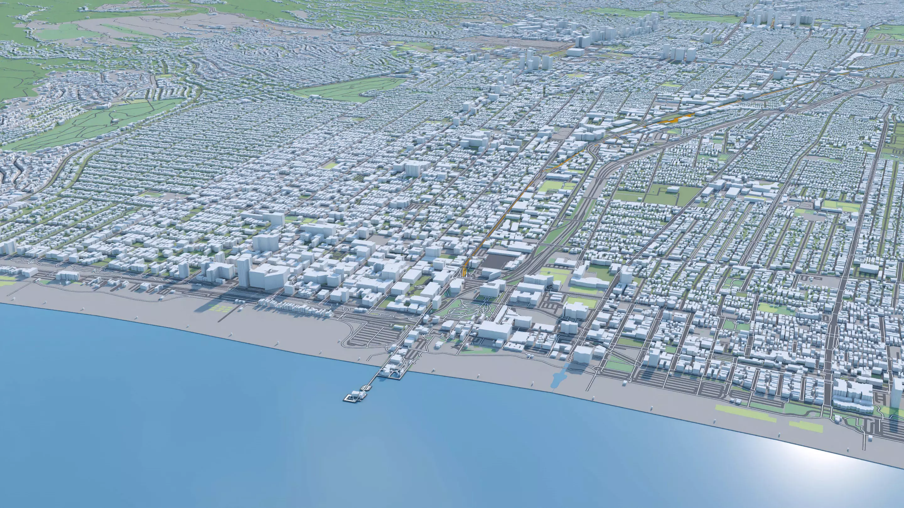 Los Angeles City in California USA 2025 3D model_31