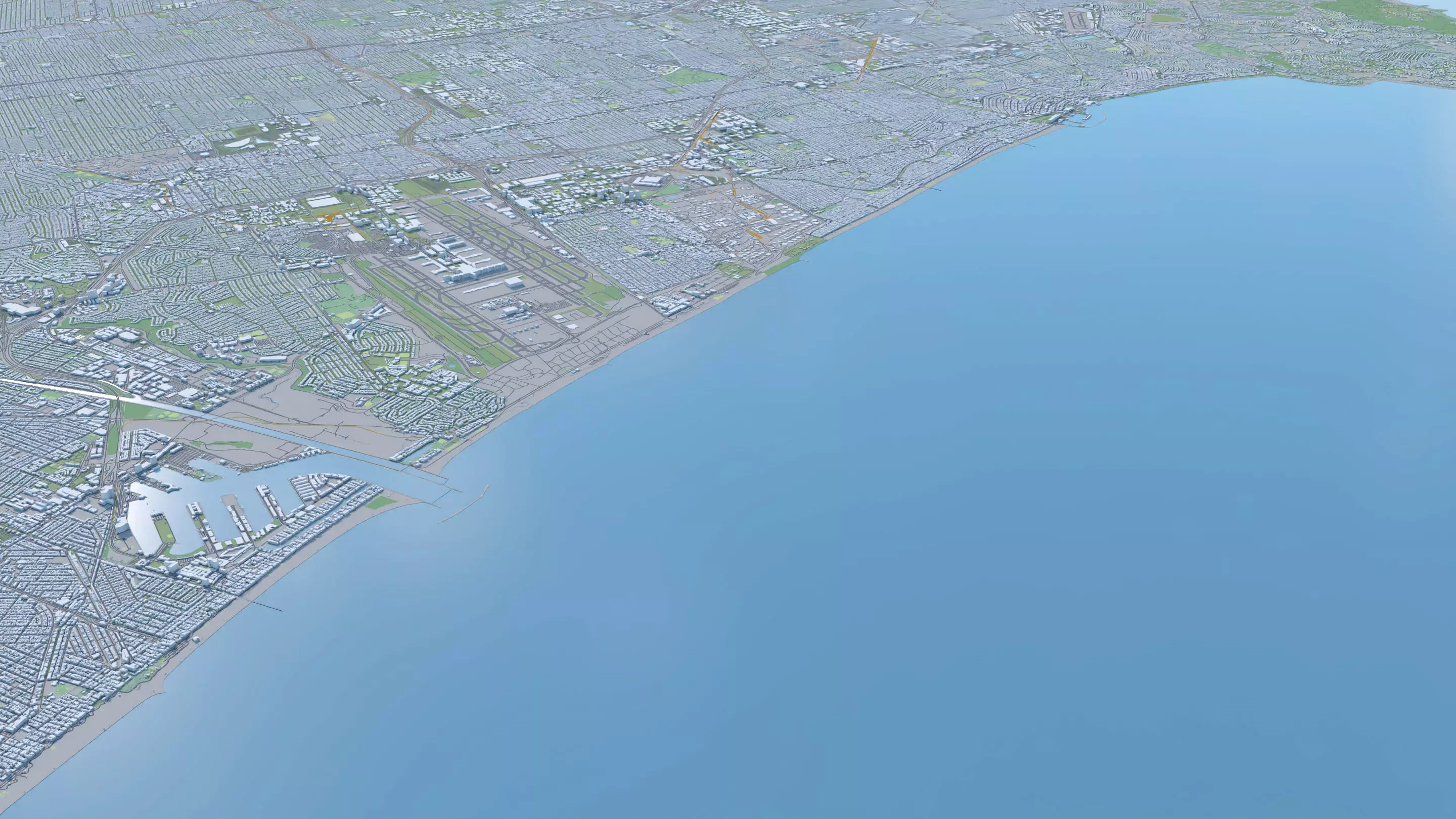 Los Angeles City in California USA 2025 3D model_27