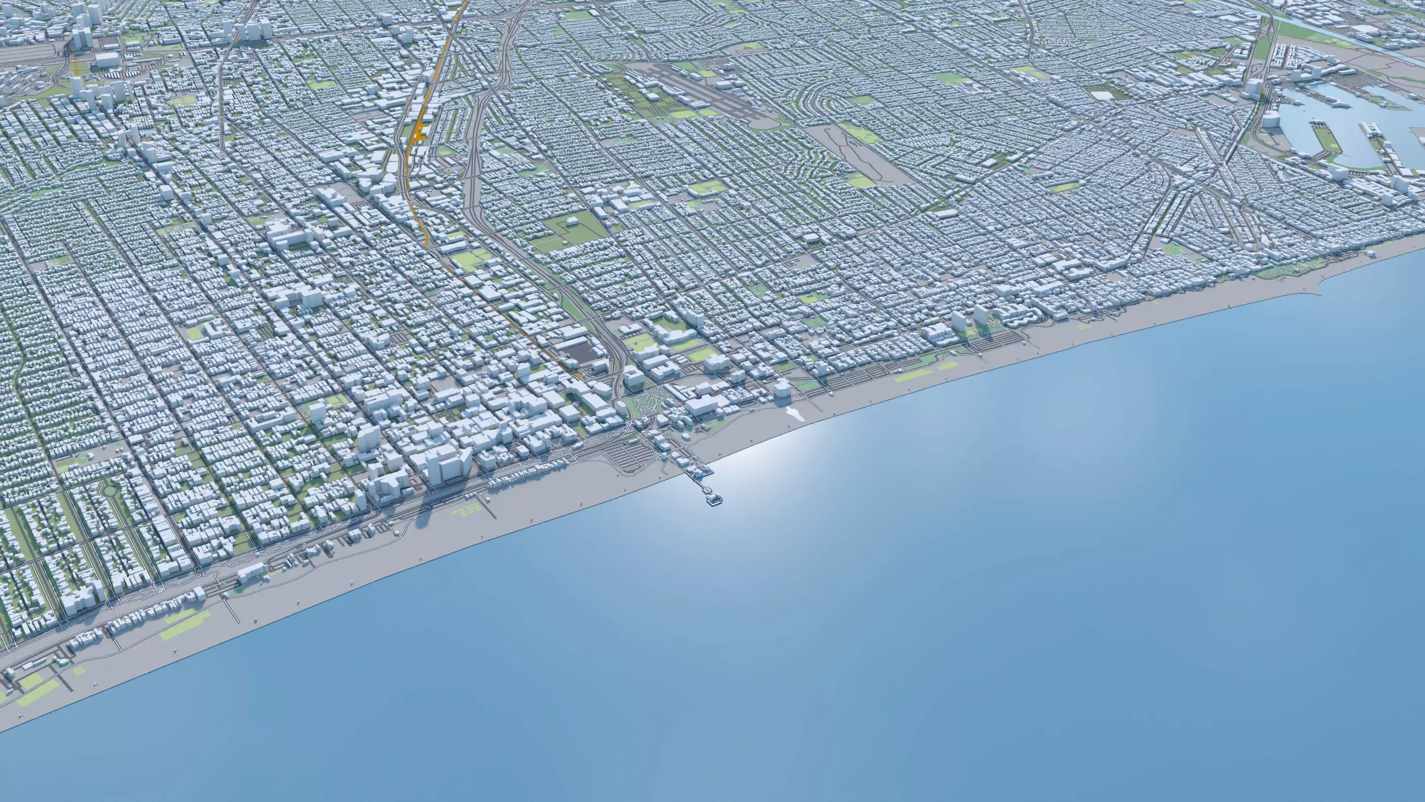 Los Angeles City in California USA 2025 3D model_30