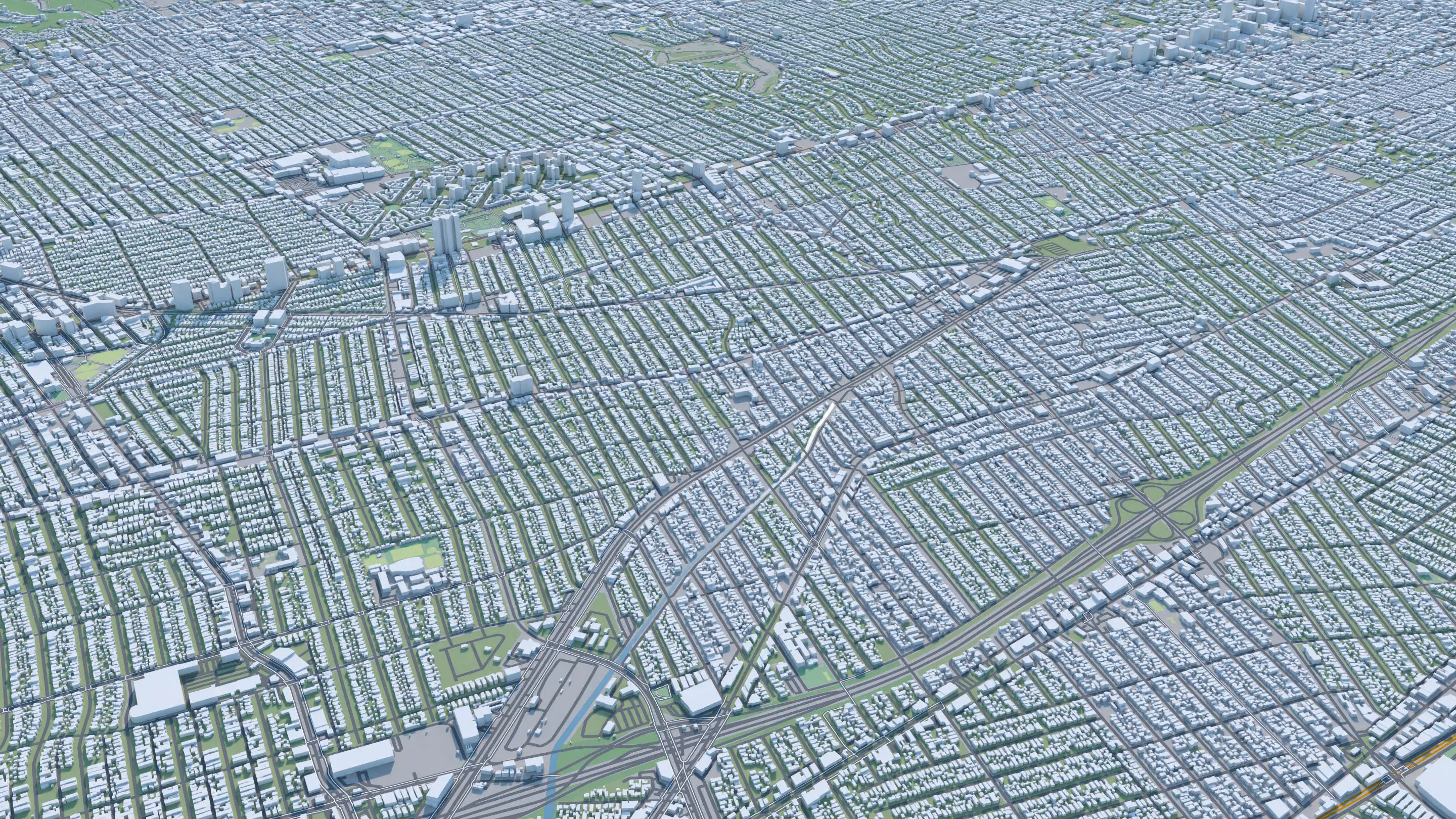 Los Angeles City in California USA 2025 3D model_22