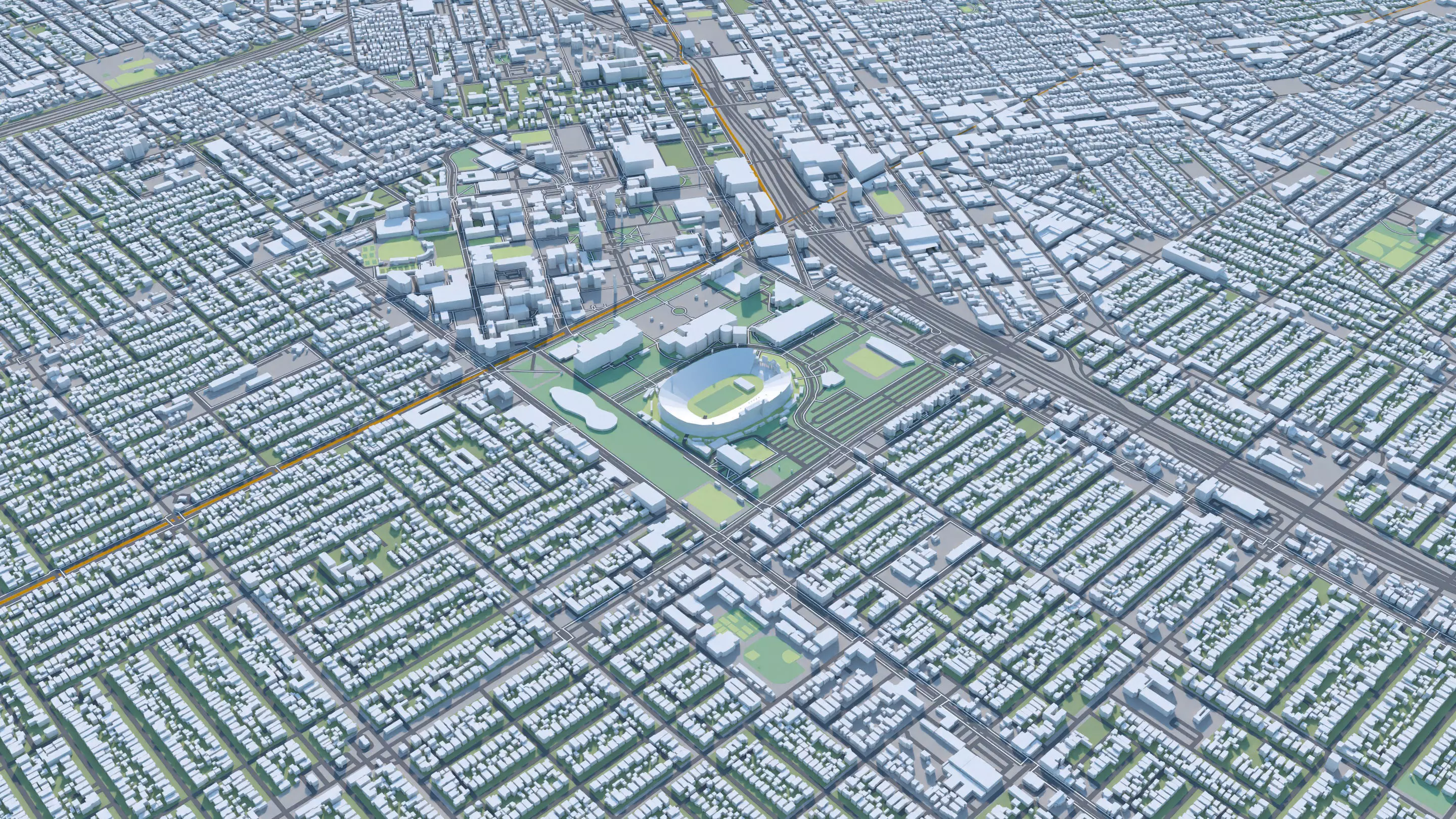 Los Angeles City in California USA 2025 3D model_25