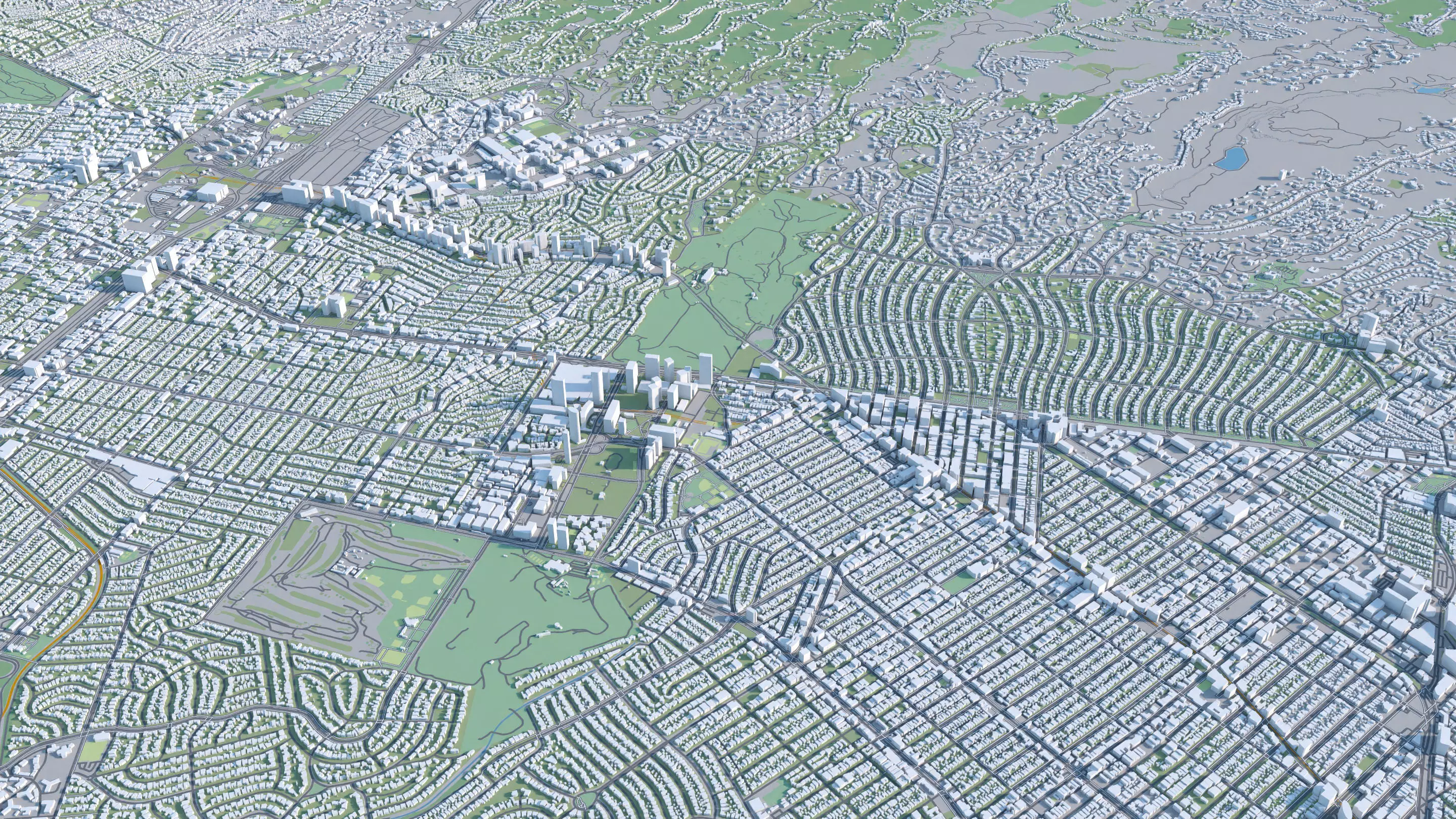Los Angeles City in California USA 2025 3D model_24