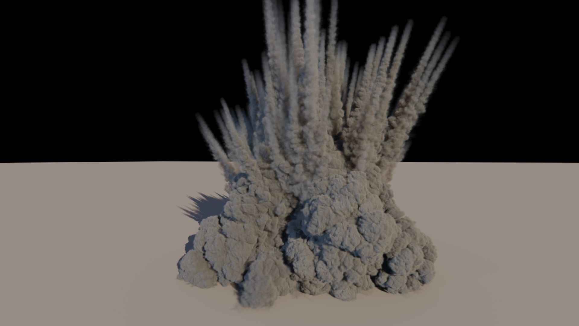 Houdini to Arnold - Shrapnel Explosion Asset Low-poly 3D model_11