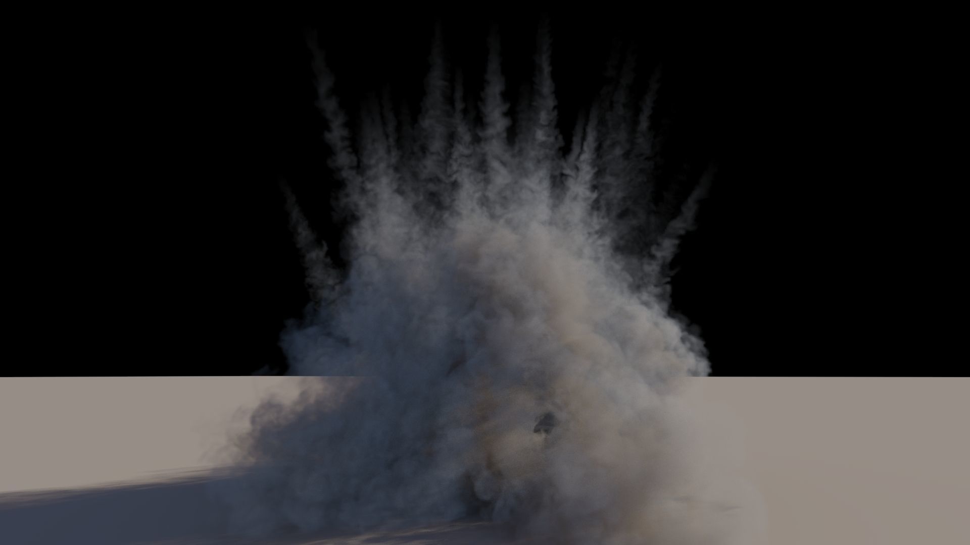 Houdini to Arnold - Shrapnel Explosion Asset Low-poly 3D model_1