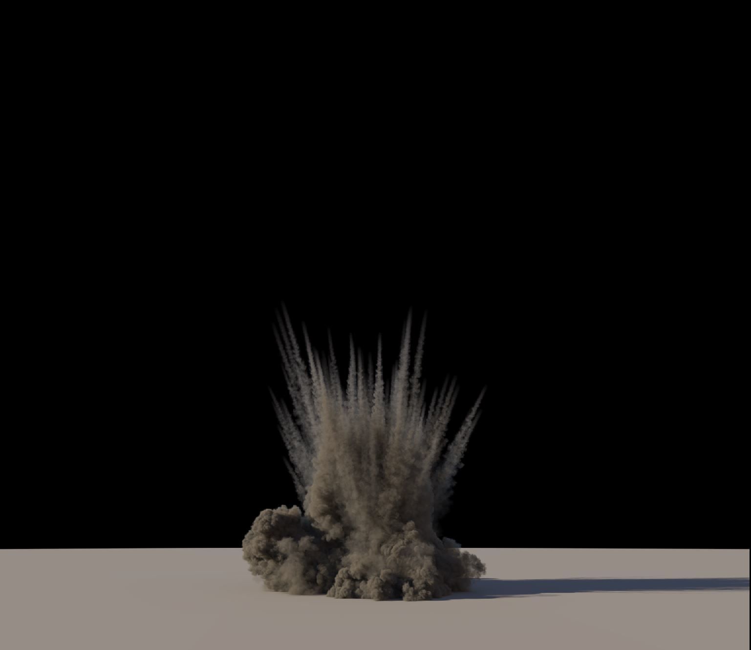 Houdini to Arnold - Shrapnel Explosion Asset Low-poly 3D model_9
