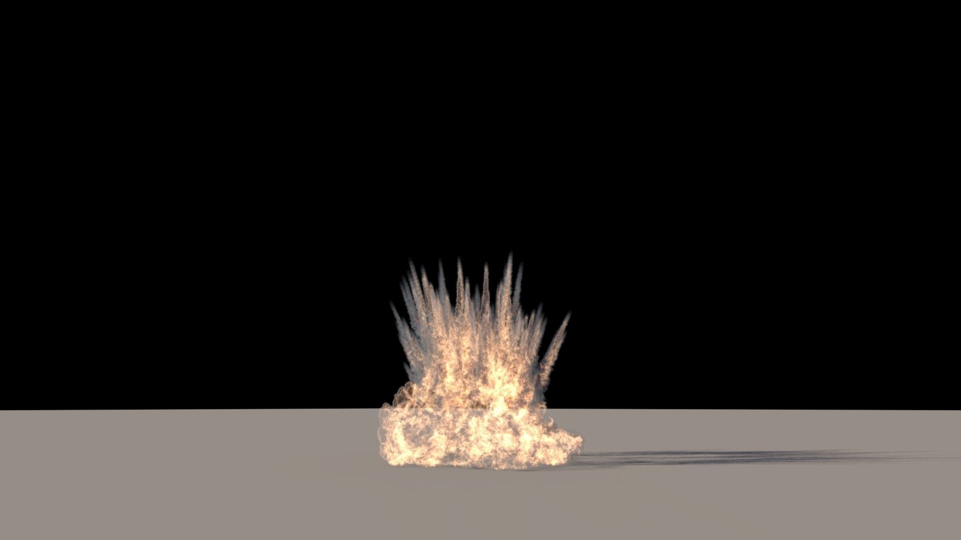 Houdini to Arnold - Shrapnel Explosion Asset Low-poly 3D model_15