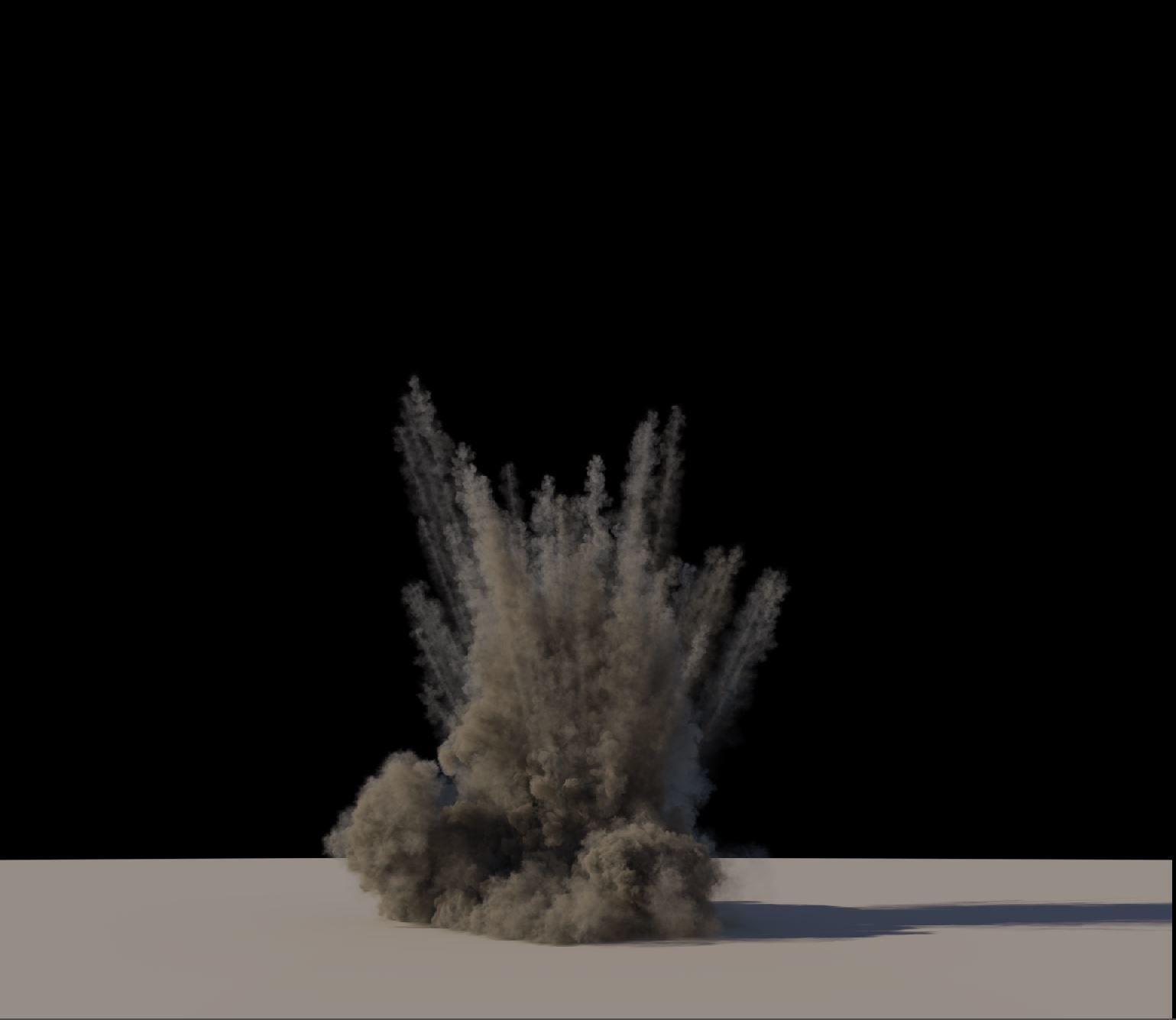 Houdini to Arnold - Shrapnel Explosion Asset Low-poly 3D model_8