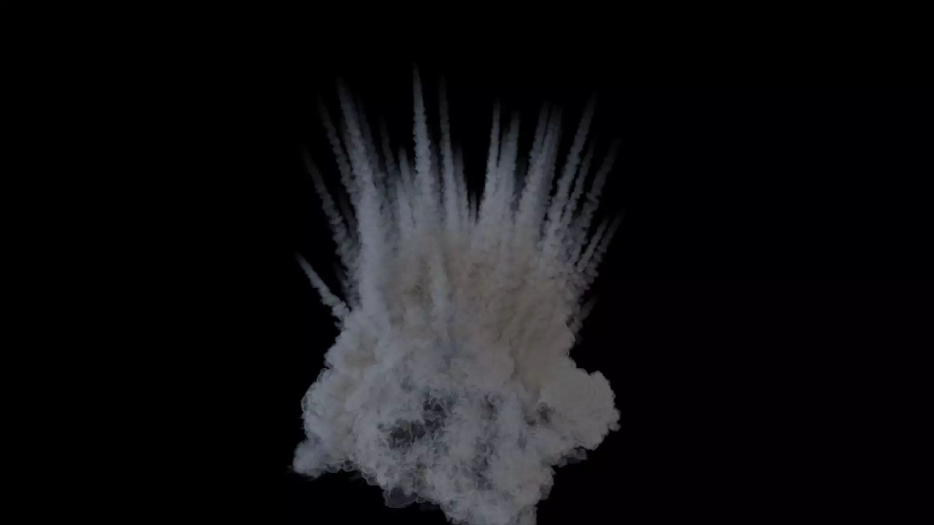 Houdini to Arnold - Shrapnel Explosion Asset Low-poly 3D model_0