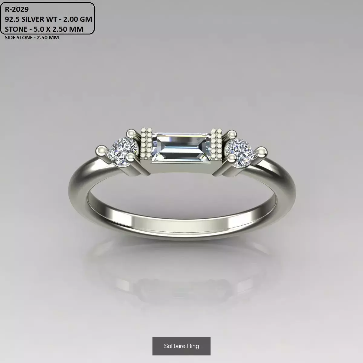 2028 Solitaire rings models 3D Model Collection_610