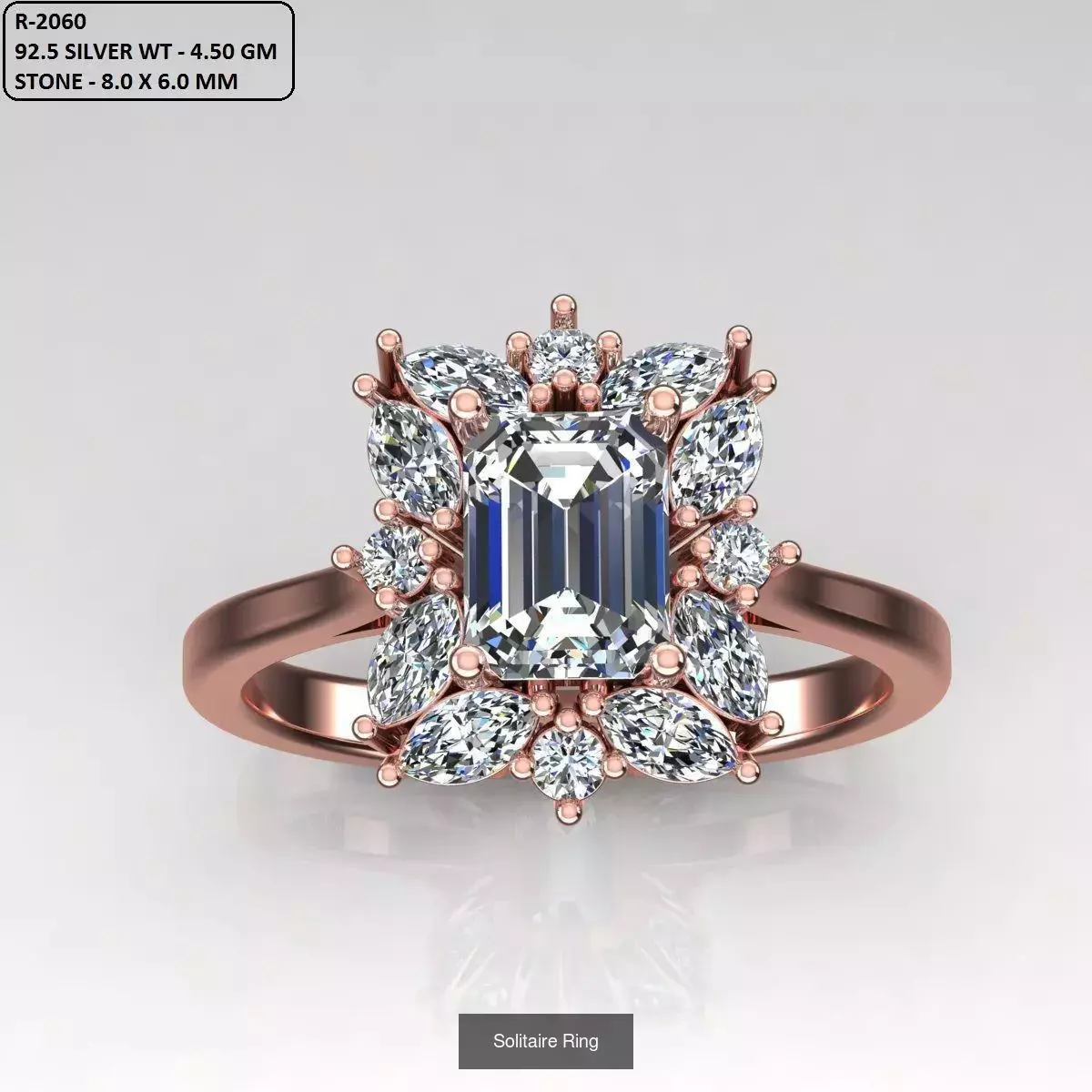 2028 Solitaire rings models 3D Model Collection_649