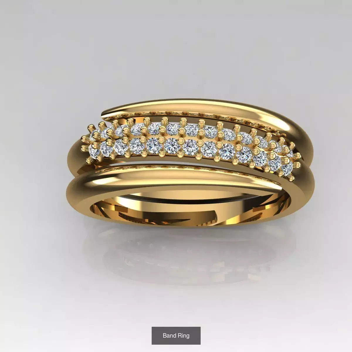 2028 Solitaire rings models 3D Model Collection_550