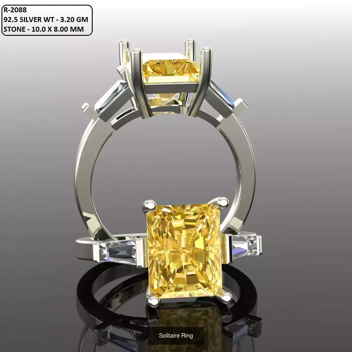 2028 Solitaire rings models 3D Model Collection_680