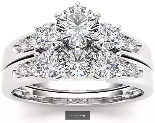 2028 Solitaire rings models 3D Model Collection_650