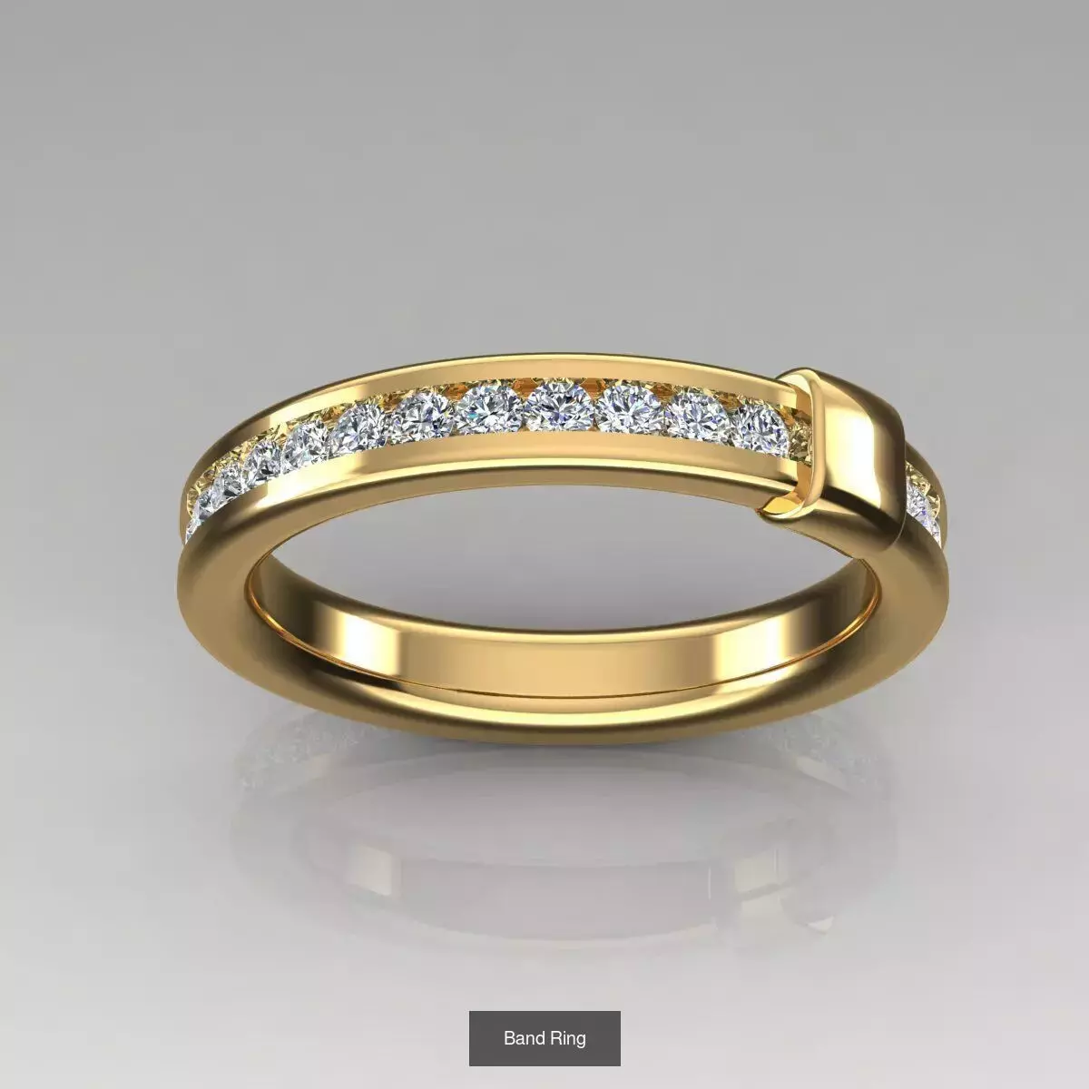 2028 Solitaire rings models 3D Model Collection_624