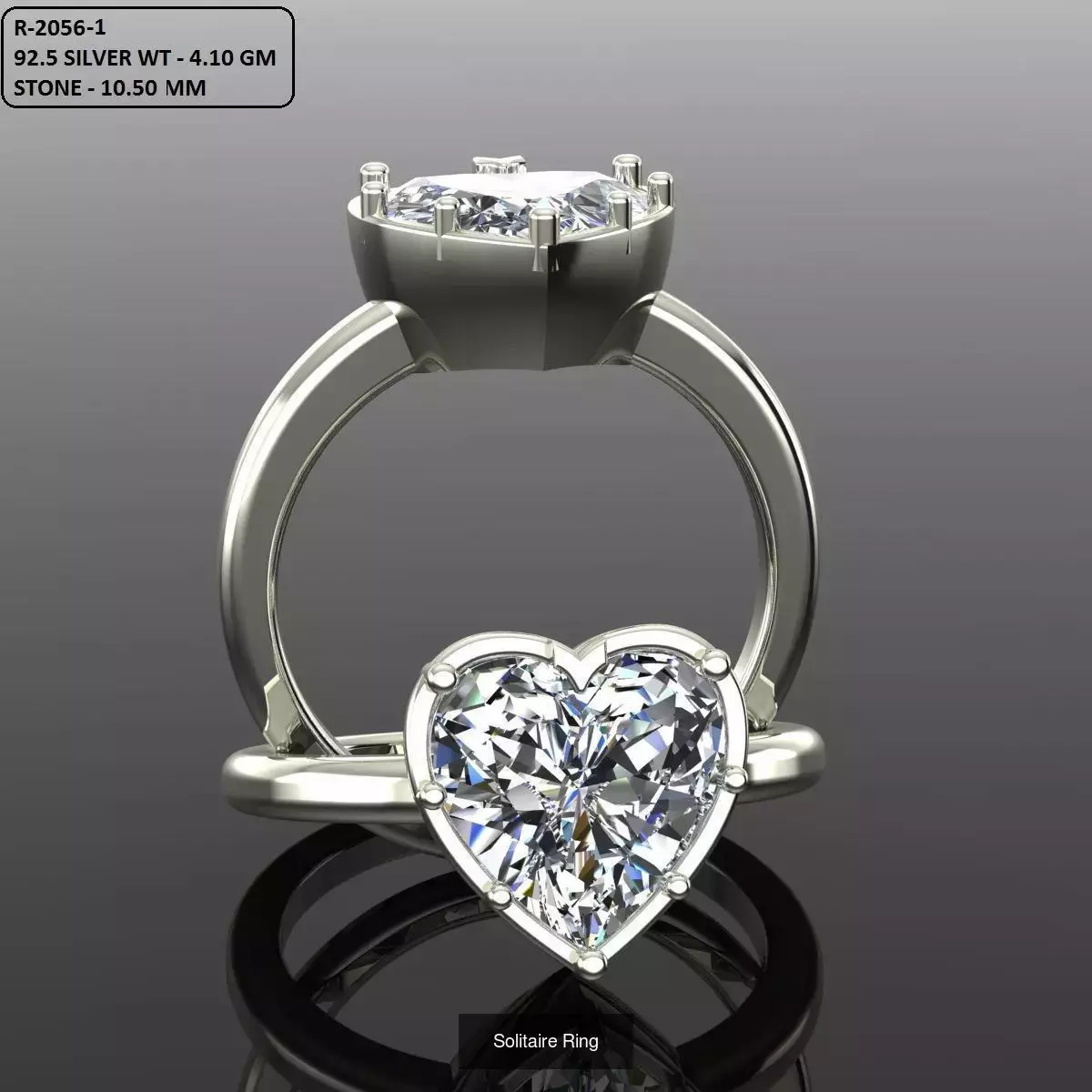 2028 Solitaire rings models 3D Model Collection_645