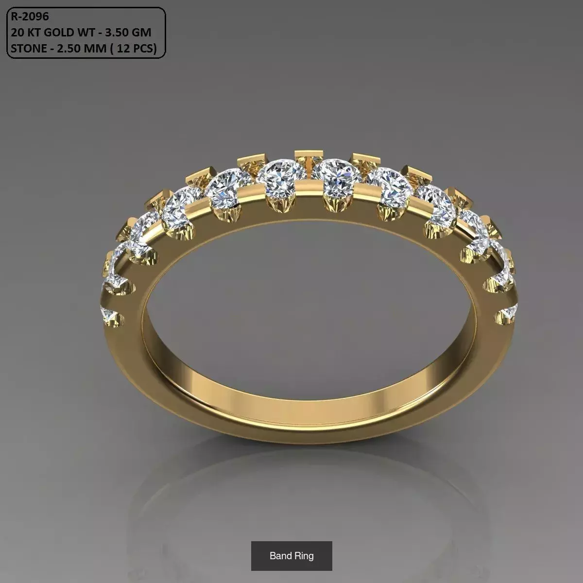 2028 Solitaire rings models 3D Model Collection_688