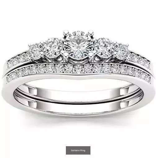 2028 Solitaire rings models 3D Model Collection_640