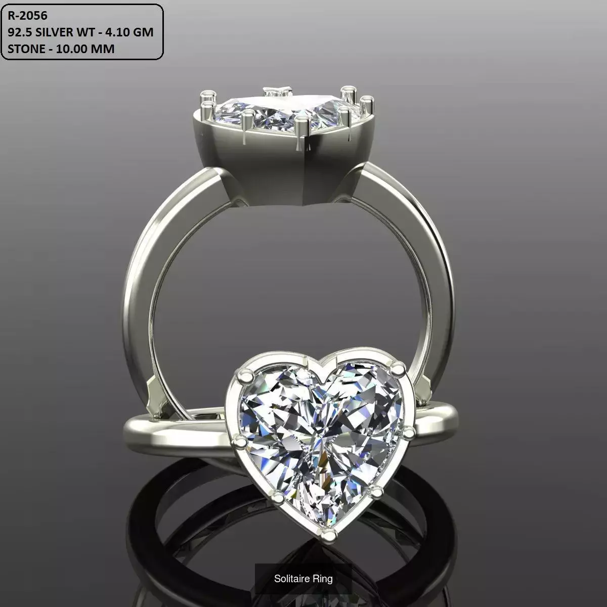 2028 Solitaire rings models 3D Model Collection_644