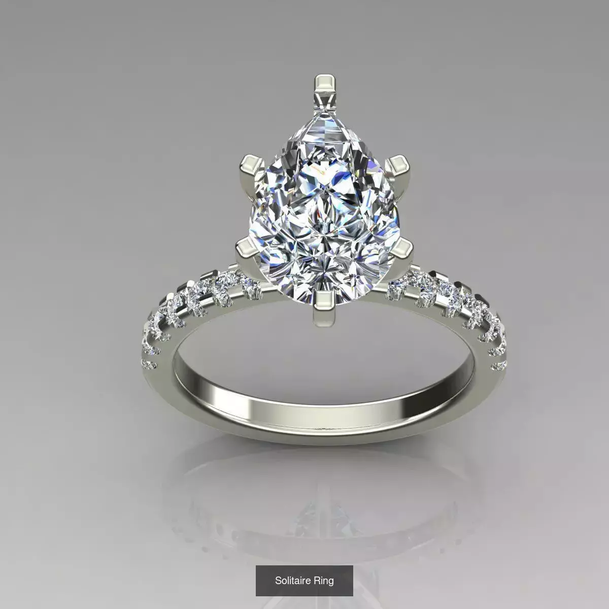 2028 Solitaire rings models 3D Model Collection_486