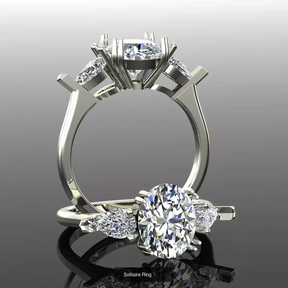 2028 Solitaire rings models 3D Model Collection_132