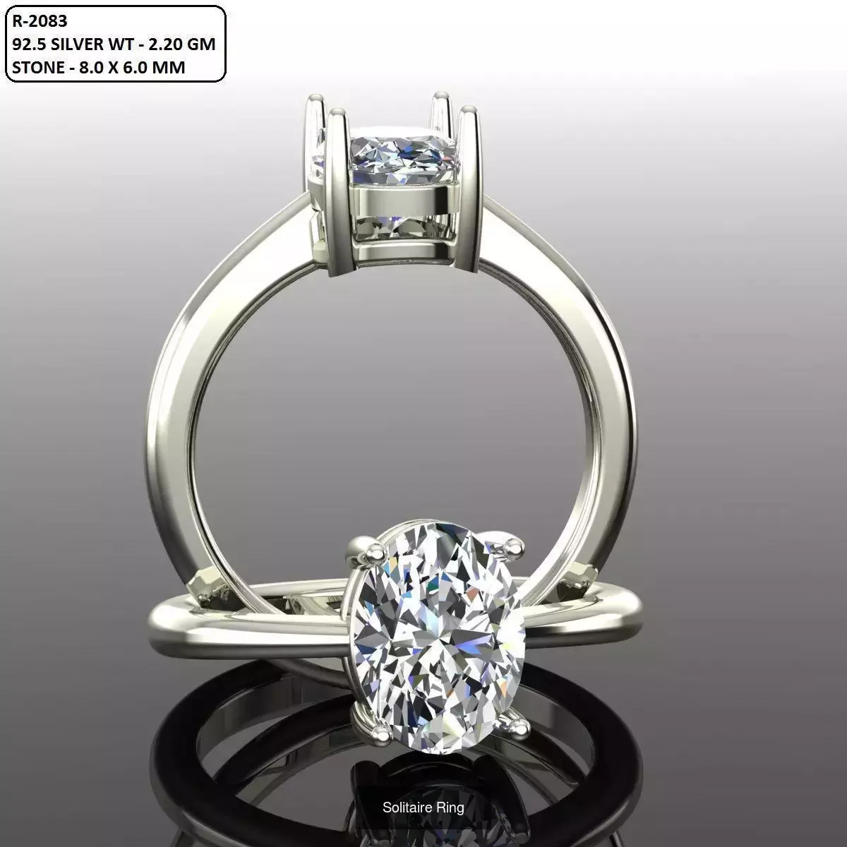 2028 Solitaire rings models 3D Model Collection_674