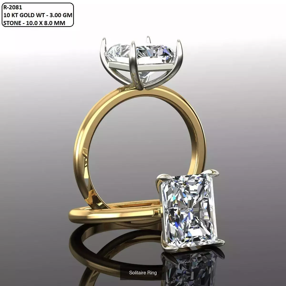 2028 Solitaire rings models 3D Model Collection_672
