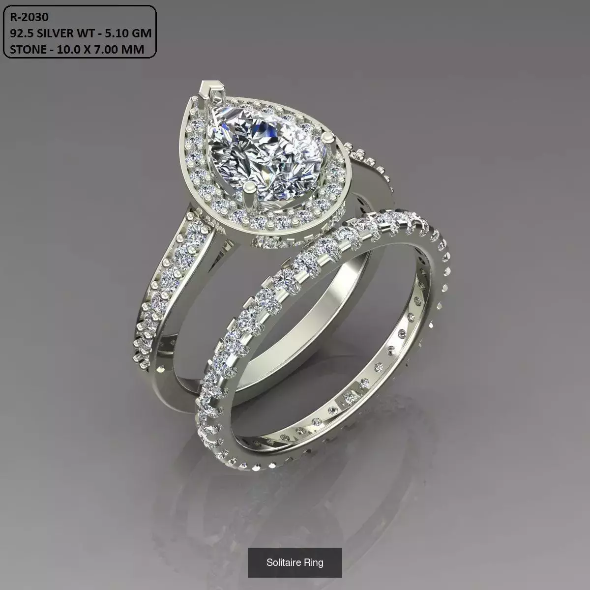 2028 Solitaire rings models 3D Model Collection_615