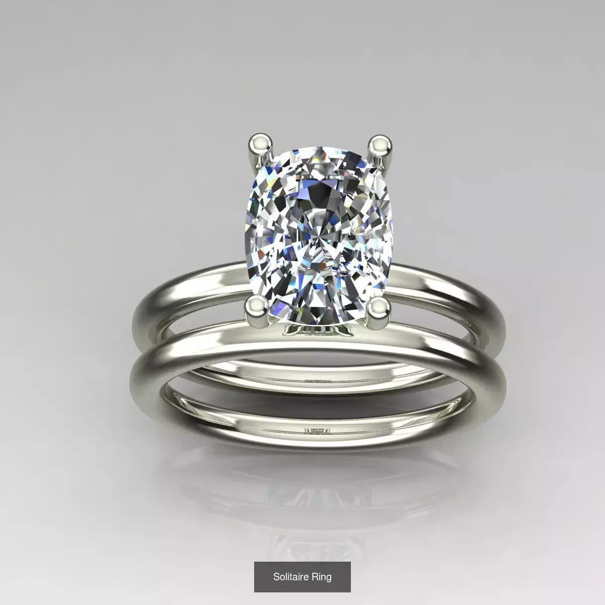 2028 Solitaire rings models 3D Model Collection_565