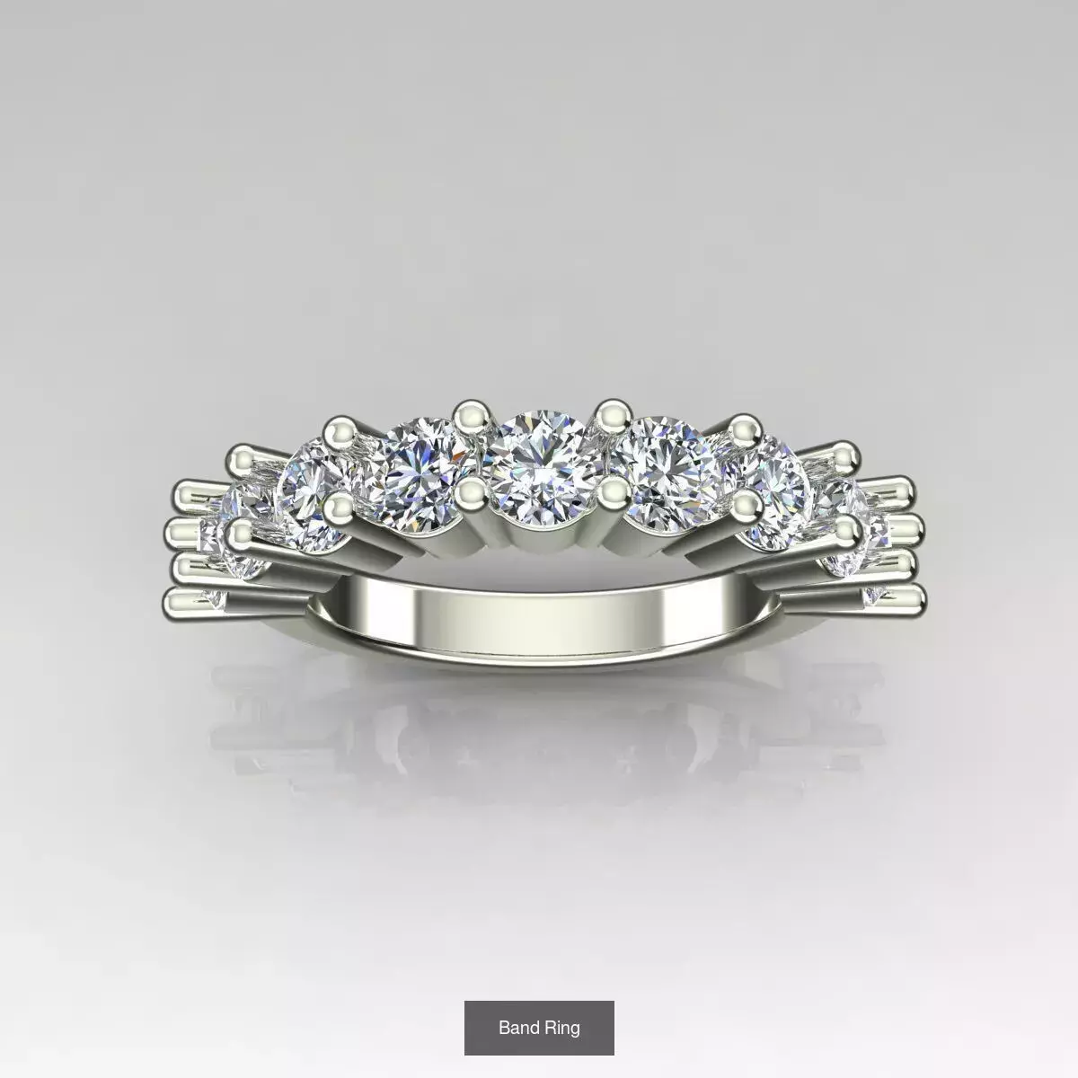 2028 Solitaire rings models 3D Model Collection_678