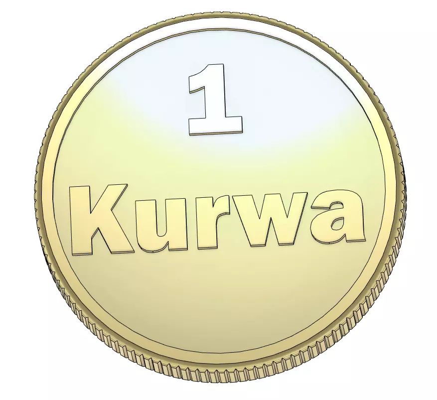 One Kurwa 3D print model_0