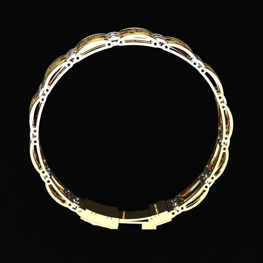 Bracelet 3D print model_5