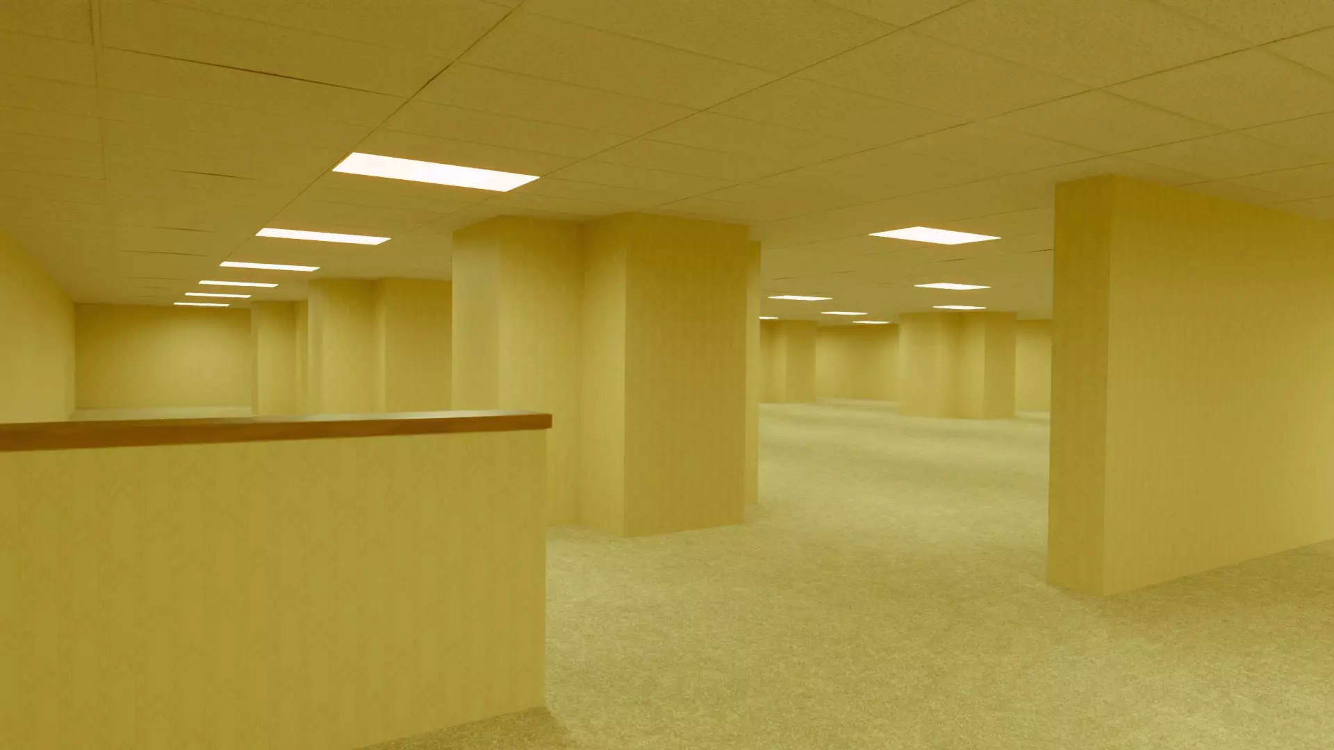 Backrooms Movie Set 3D model