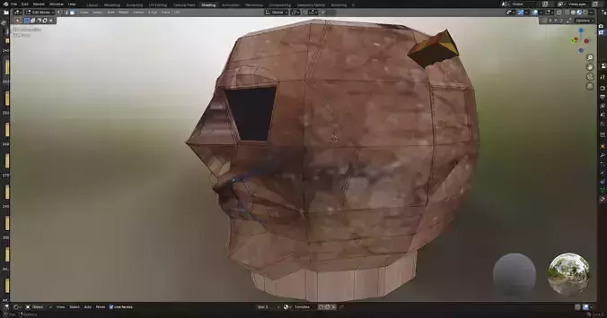 Meat Skull 3D print model