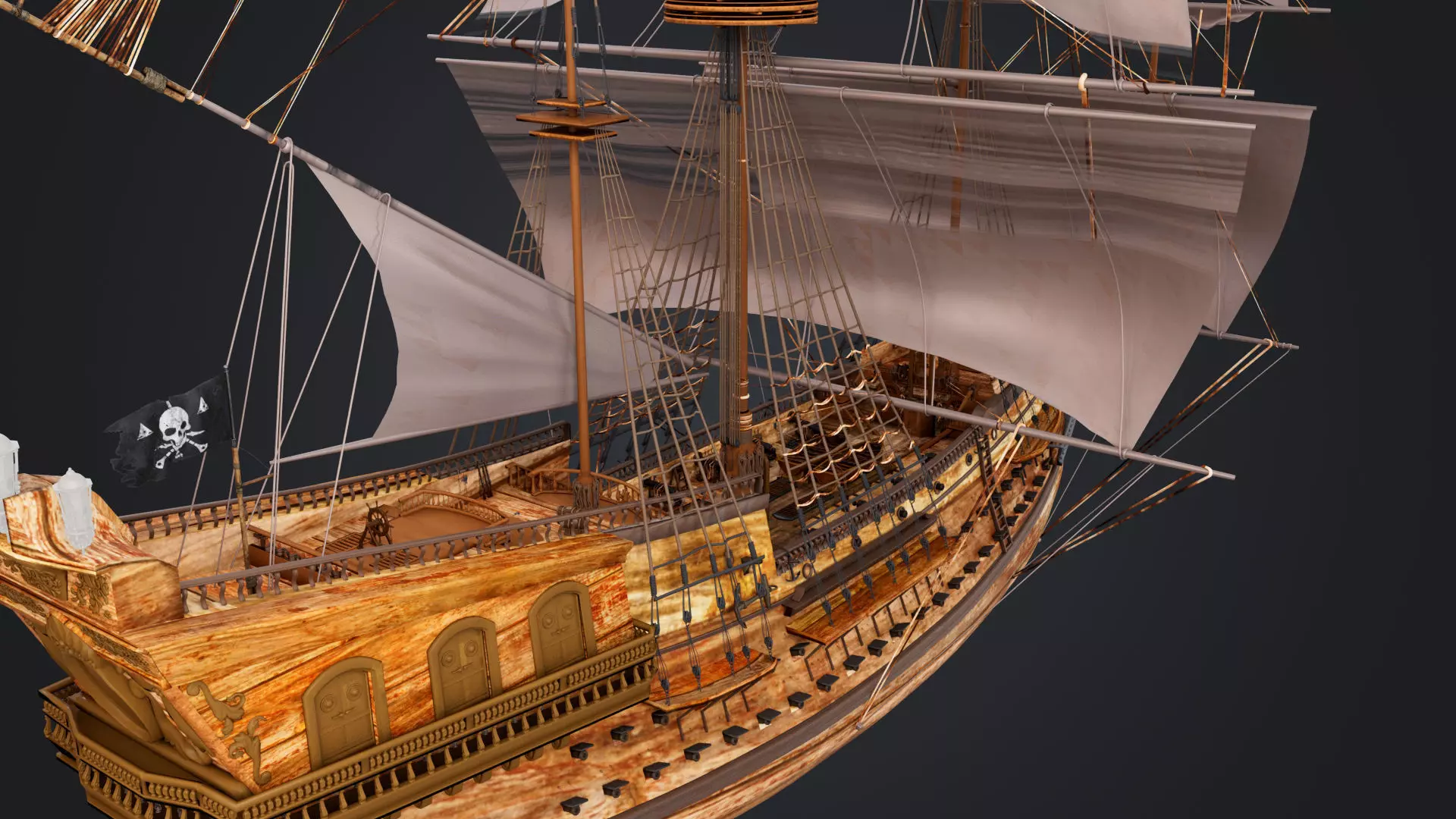 Pirate Collection Low-poly 3D model_47