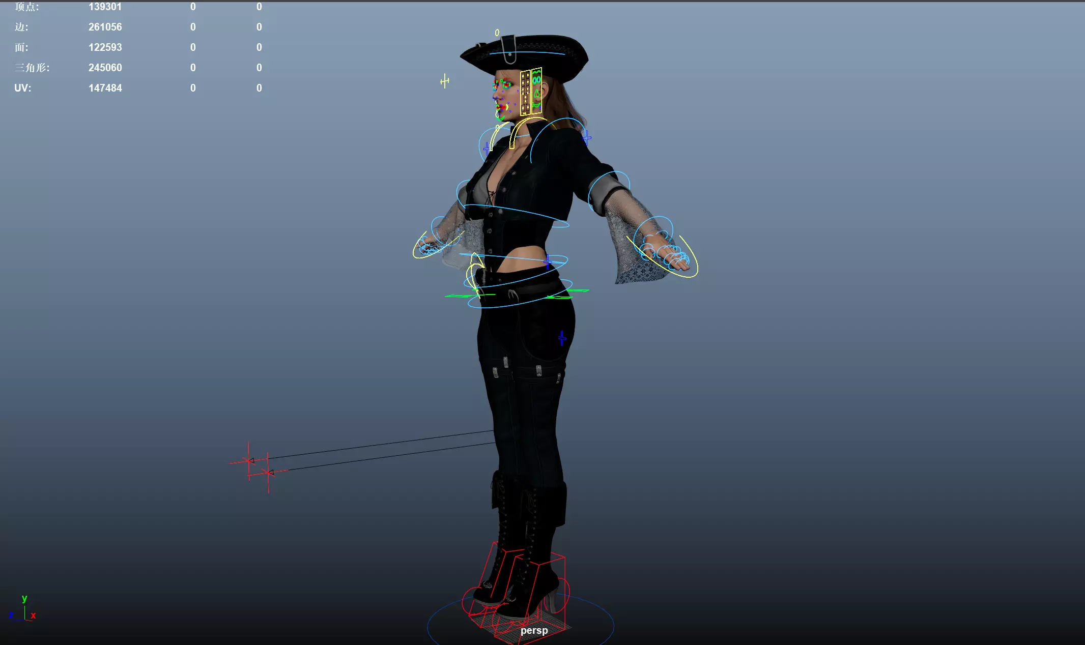 Pirate Collection Low-poly 3D model_52