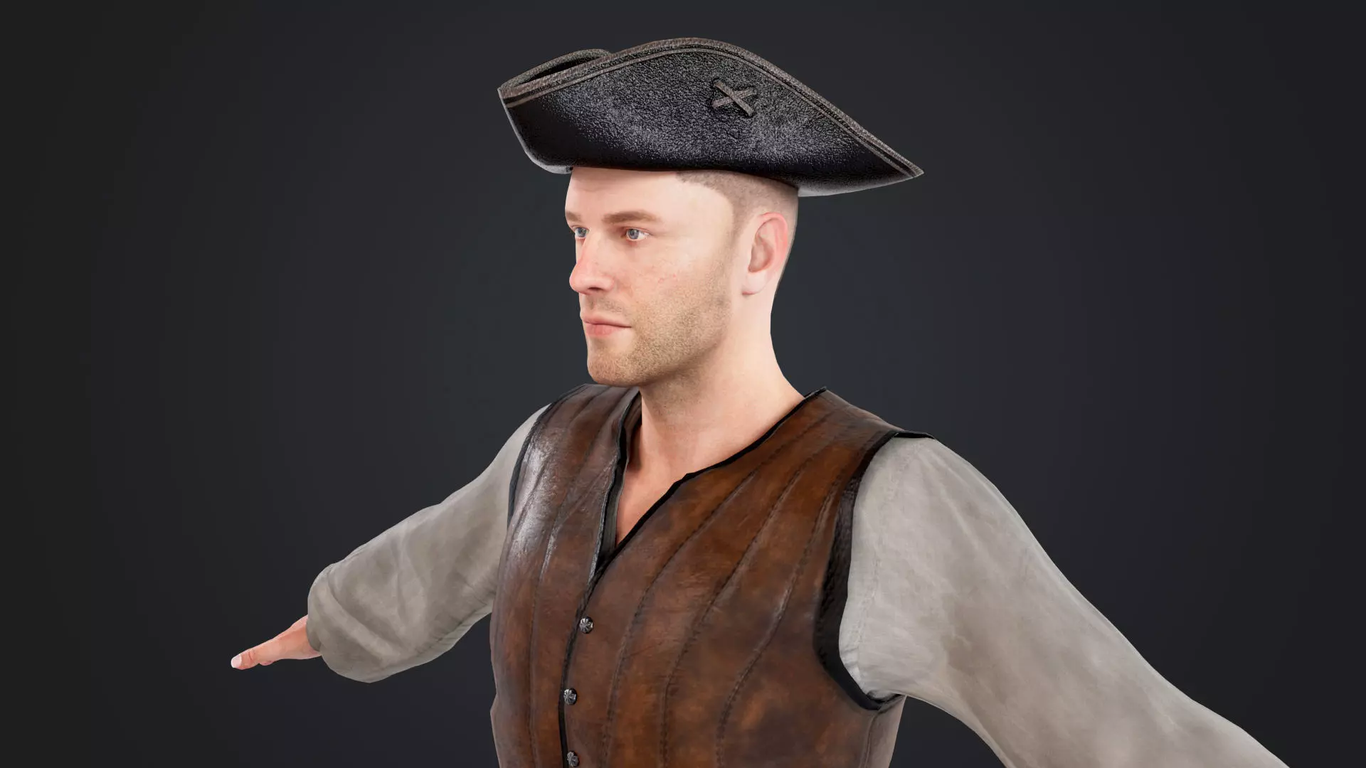 Pirate Collection Low-poly 3D model_28