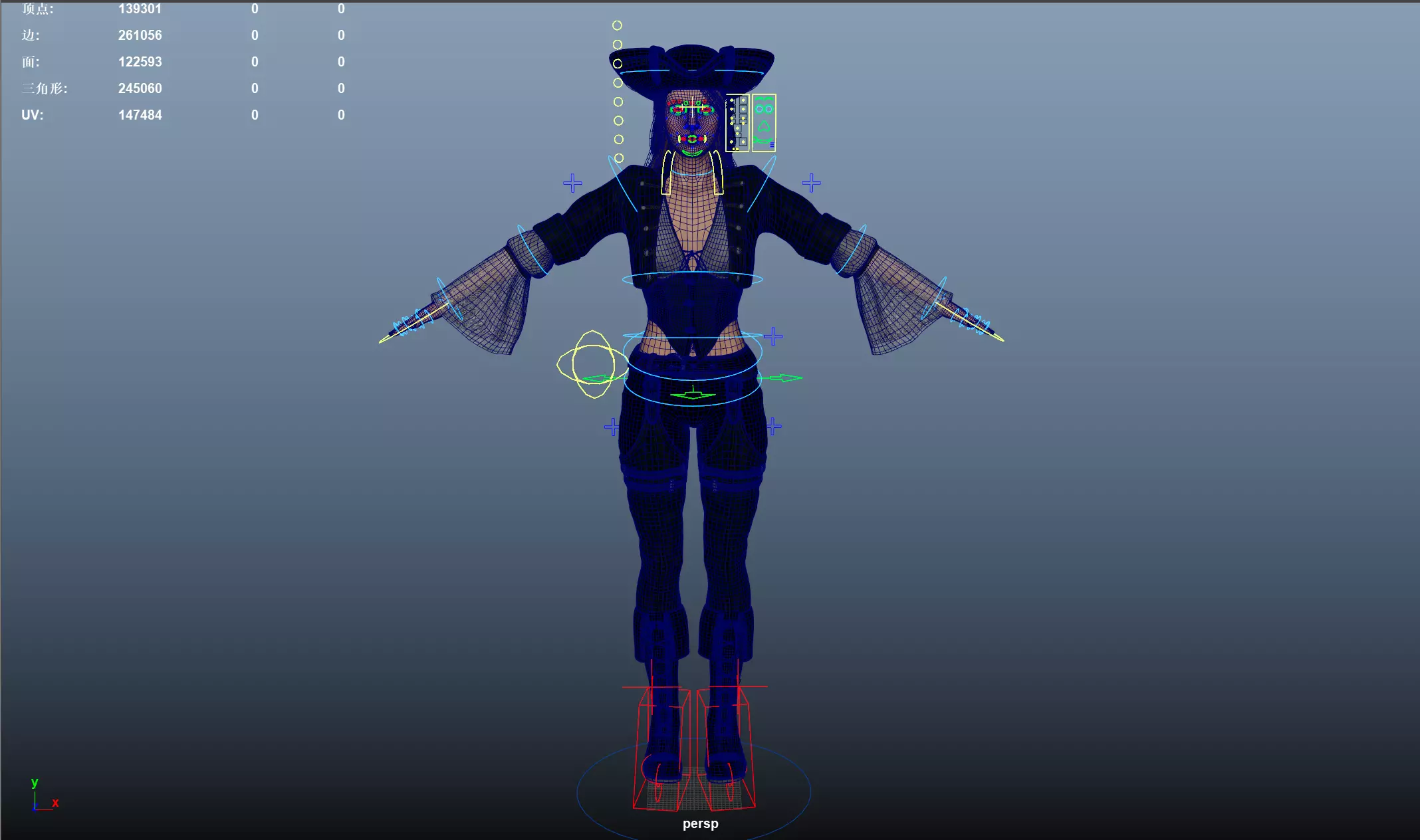 Pirate Collection Low-poly 3D model_51